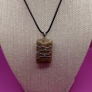 Unakite Healing Stone Necklace